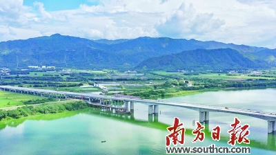英德北江四桥全线贯通 预计2022年春节前可建成通车