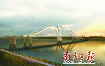 鹅城大桥动工 惠州再添一条跨东江大通道 