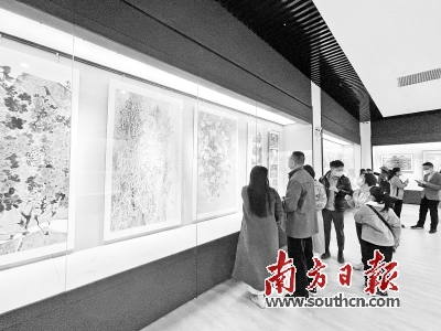 梅州市首届“林风眠杯”师生绘画大赛作品展在中国客家博物馆开展