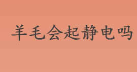 羊毛会起静电吗？羊毛衫会起静电吗？纯羊绒衫静电大不大？