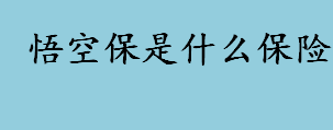 悟空保是什么保险 悟空保的真实性介绍