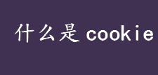 什么是cookie Cookie文件是什么