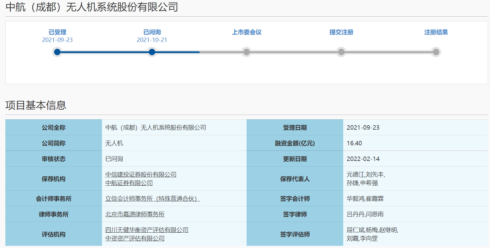 无人机二答科创板问询 九方面问题被关注