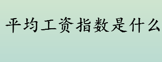 平均工资指数是什么？平均缴费工资指数是什么？ 