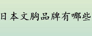 日本文胸品牌有哪些 8个日本文胸品牌介绍