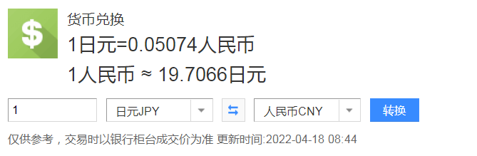 日元大幅贬值影响日本经济程度较深 一季度日元跌幅达5.7%