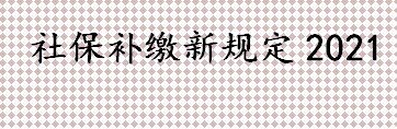 社保重复缴费怎么办？社保可以代缴吗？社保补缴新规定2021 