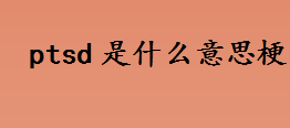 ptsd是什么意思梗 ptsd梗的解释