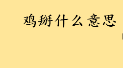 鸡掰什么意思是什么梗？鸡掰猫五条悟什么梗？台湾骂人方言汇总