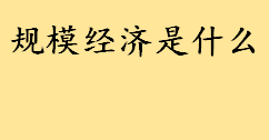 规模经济是什么有几类？规模经济外部因素介绍 沃尔玛规模经济案例分析 